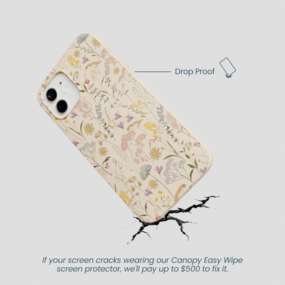 Seashell Dusty Petals iPhone 12/ iPhone 12 Pro Case