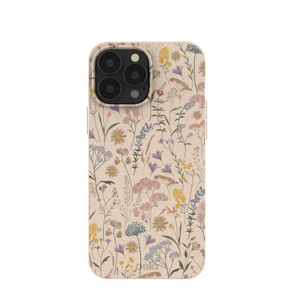 Seashell Dusty Petals iPhone 13 Pro Max Case