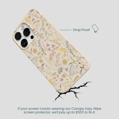 Seashell Dusty Petals iPhone 13 Pro Max Case