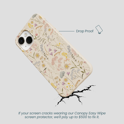 Seashell Dusty Petals iPhone 13 Case