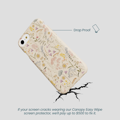 Seashell Dusty Petals iPhone 6/6s/7/8/SE Case