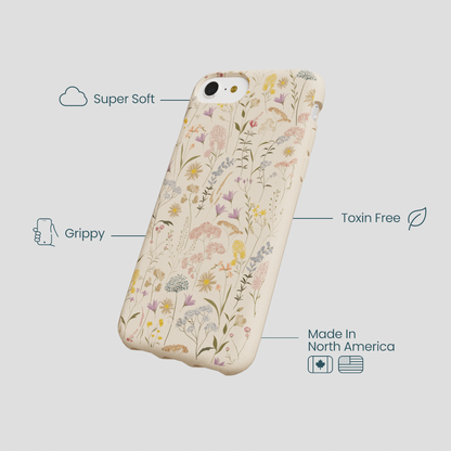 Seashell Dusty Petals iPhone 6/6s/7/8/SE Case