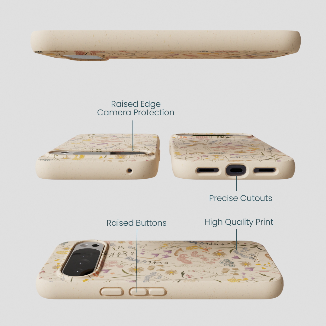 Seashell Dusty Petals Google Pixel 10 Pro XL Case