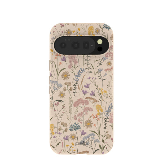 Seashell Dusty Petals Google Pixel 10/10 Pro Case