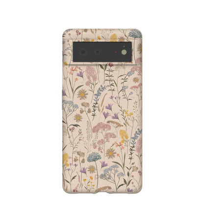 Seashell Dusty Petals Google Pixel 6 Case