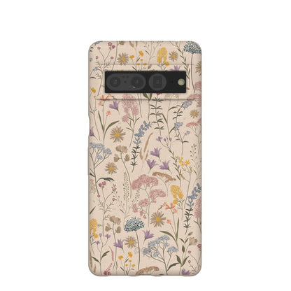 Seashell Dusty Petals Google Pixel 7 Pro Case