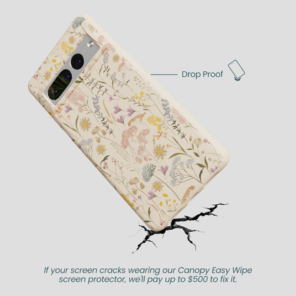 Seashell Dusty Petals Google Pixel 7 Pro Case