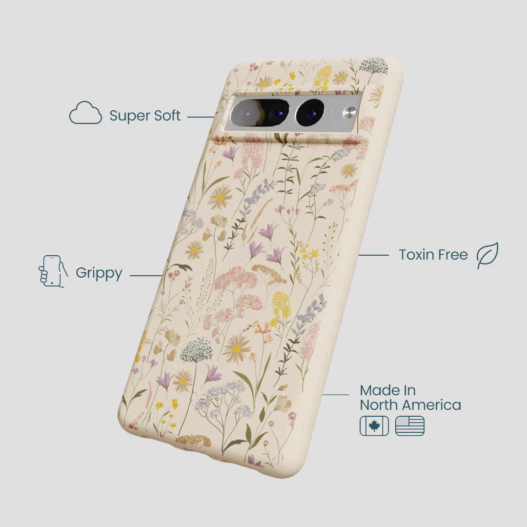 Seashell Dusty Petals Google Pixel 7 Pro Case