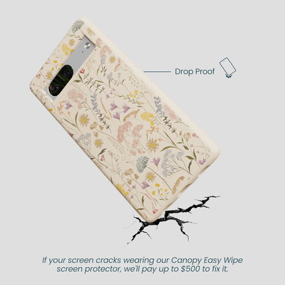 Seashell Dusty Petals Google Pixel 7 Case