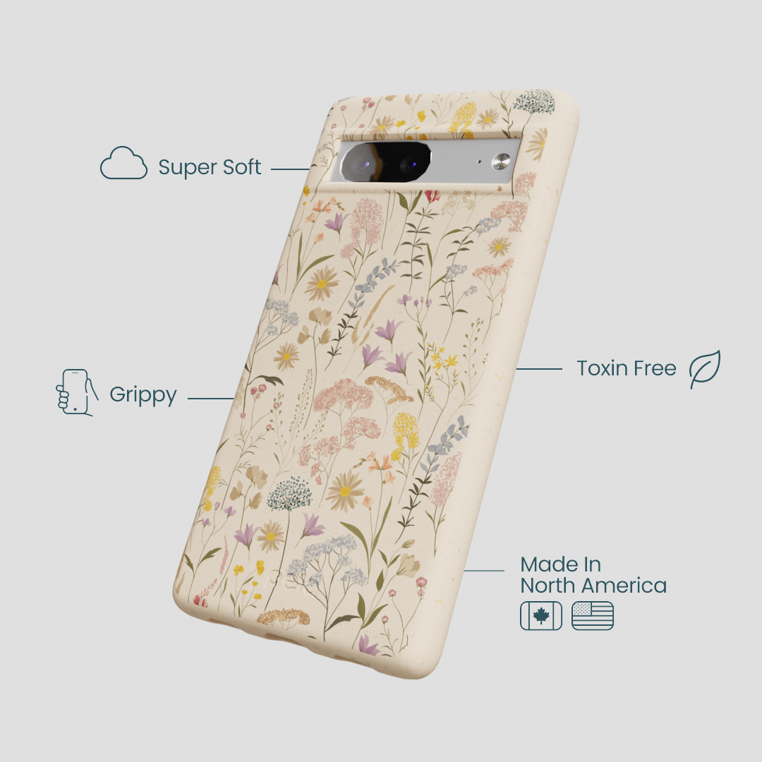 Seashell Dusty Petals Google Pixel 7 Case