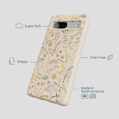 Seashell Dusty Petals Google Pixel 7 Case