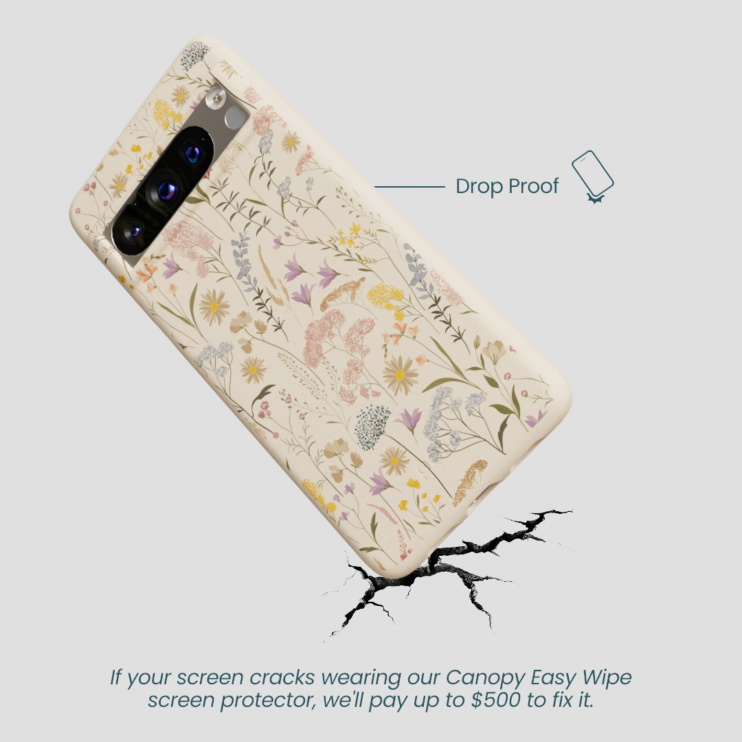 Seashell Dusty Petals Google Pixel 8 Pro Case
