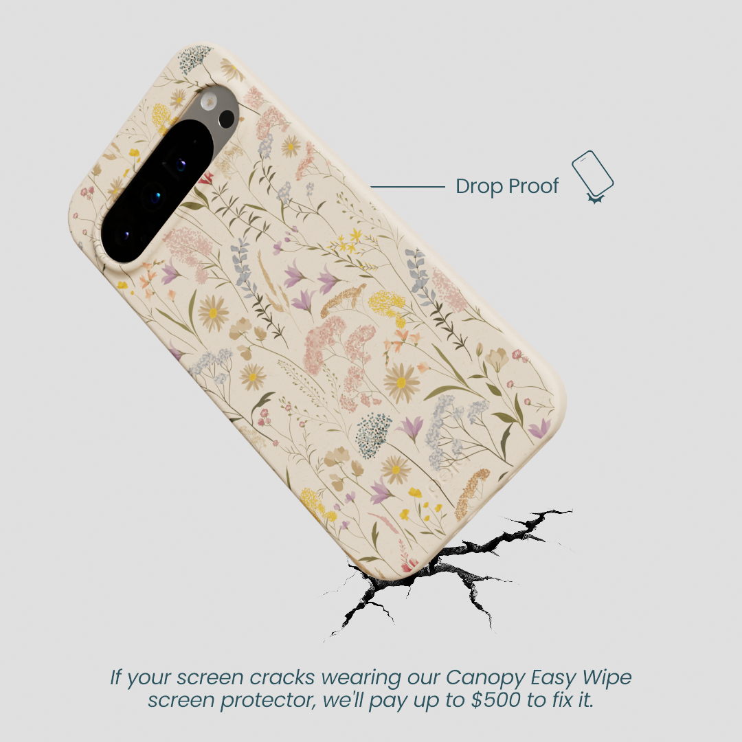 Seashell Dusty Petals Google Pixel 9 Pro XL Case