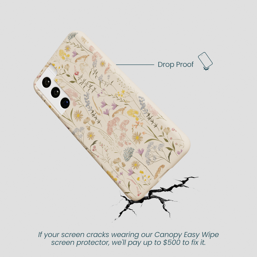 Seashell Dusty Petals Samsung Galaxy S21 Case