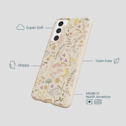 Seashell Dusty Petals Samsung Galaxy S21 Case