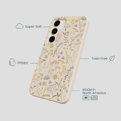 Seashell Dusty Petals Samsung Galaxy S23 Case