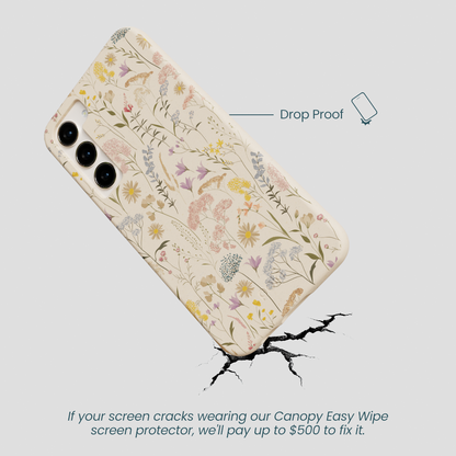Seashell Dusty Petals Samsung Galaxy S24+(Plus) Case