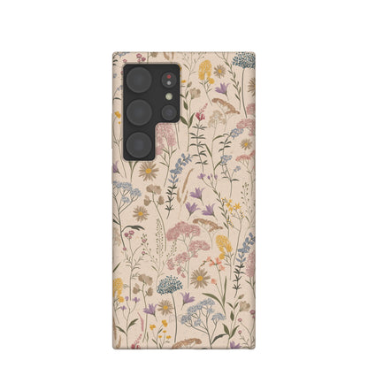 Seashell Dusty Petals Samsung Galaxy S24 Ultra Case