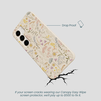Seashell Dusty Petals Samsung Galaxy S24 Case