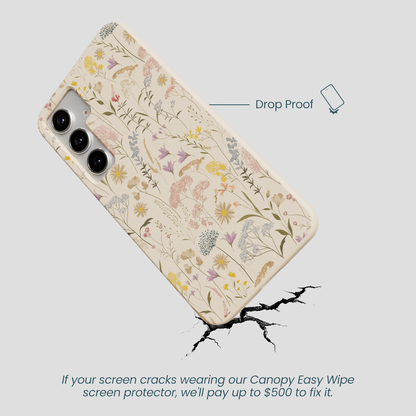 Seashell Dusty Petals Samsung Galaxy S25+(Plus) Case