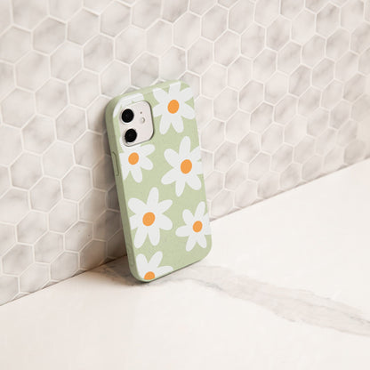 Sage Green Daisy iPhone 17 Pro Max Case