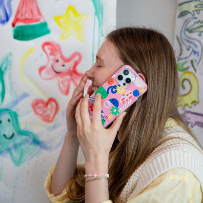 Bubblegum Pink Daydreaming Samsung Galaxy S26 Case