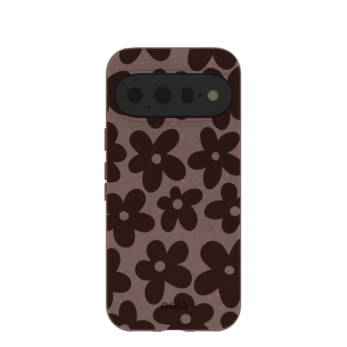 Chocolate Brown Earthy Blooms Google Pixel 11 Case