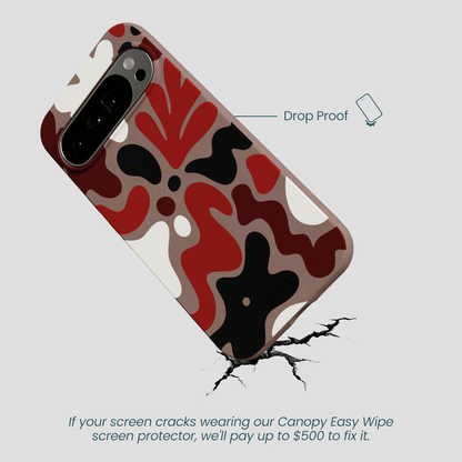 Chocolate Brown Earthy Curves Google Pixel 10 Pro XL Case