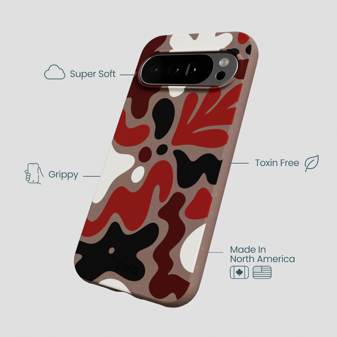 Chocolate Brown Earthy Curves Google Pixel 10 Pro XL Case