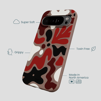 Chocolate Brown Earthy Curves Google Pixel 10 Pro XL Case