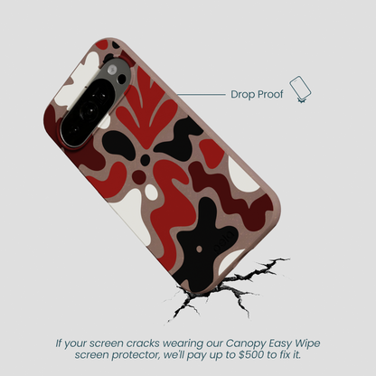 Chocolate Brown Earthy Curves Google Pixel 10/10 Pro Case