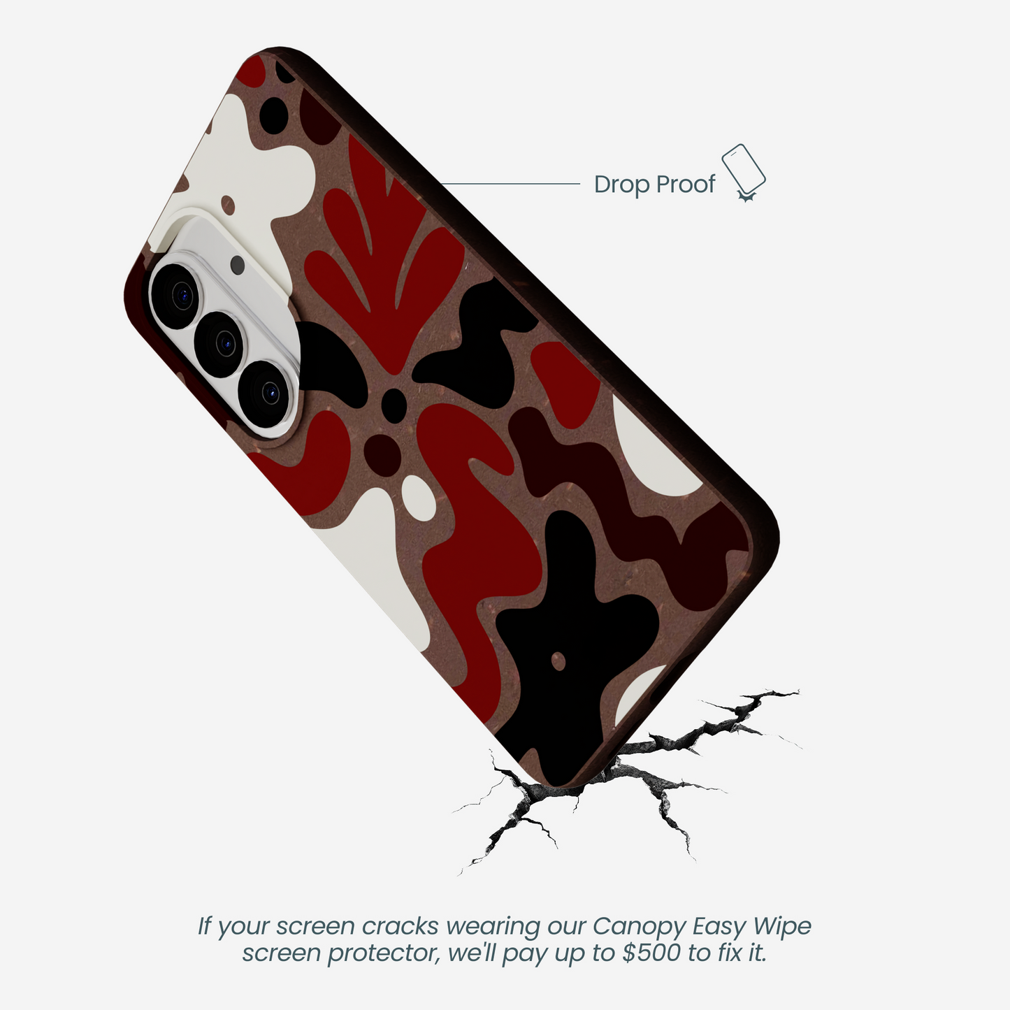 Chocolate Brown Earthy Curves Samsung Galaxy S26 Case