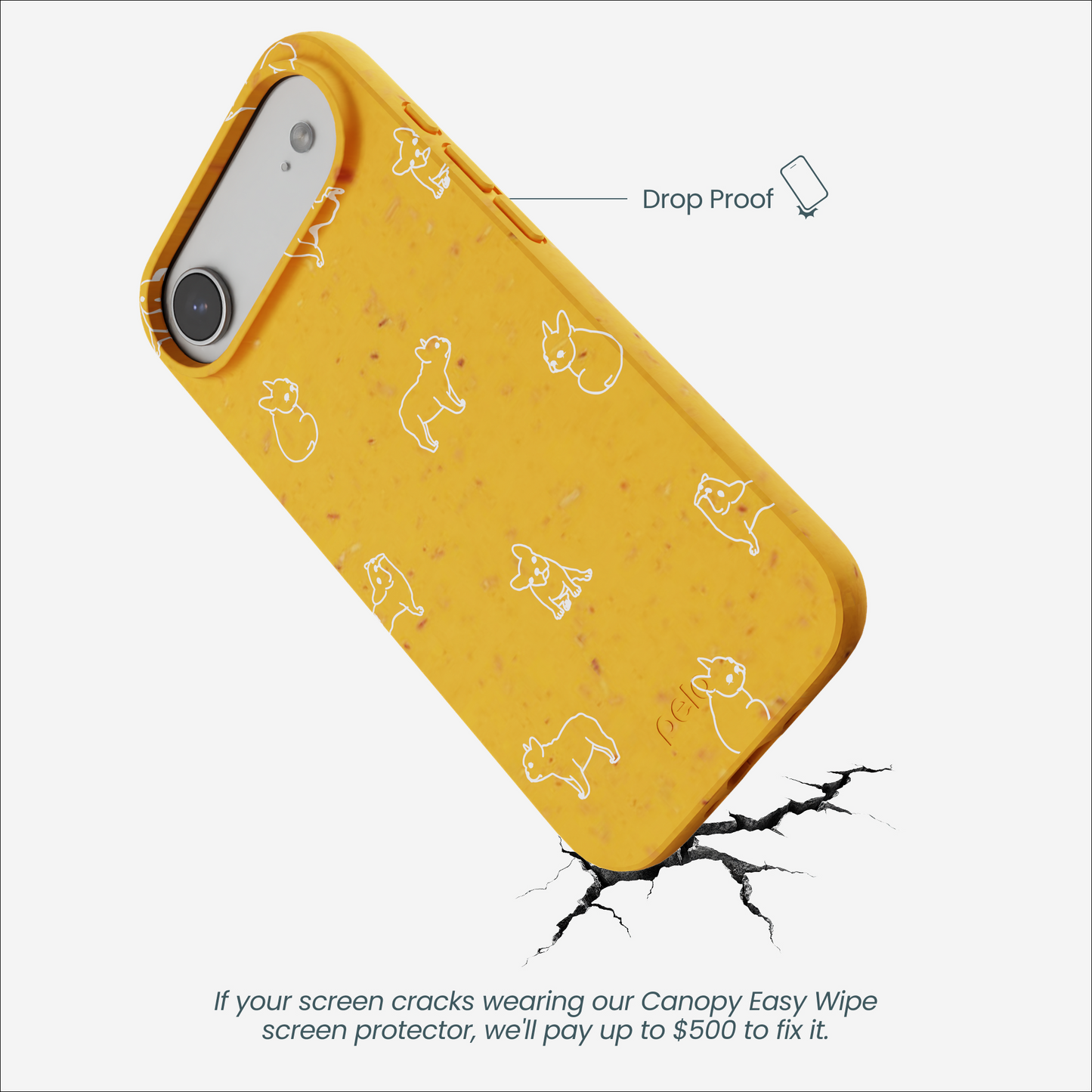 Honey Easy Breezy Frenchie iPhone Air Case