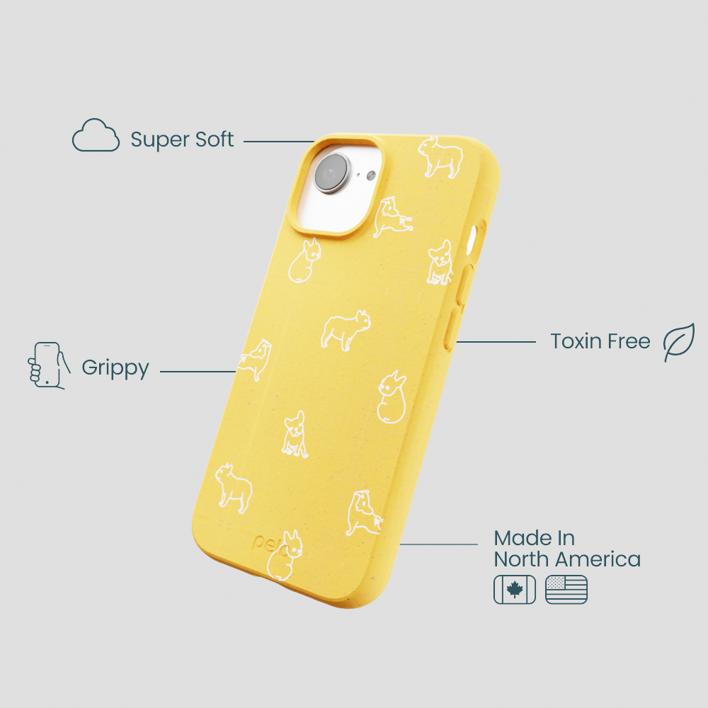 Honey Easy Breezy Frenchie iPhone 16e/17e Case