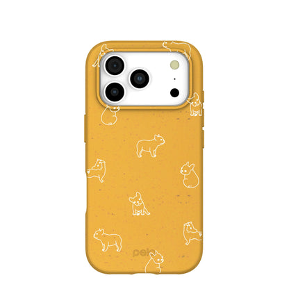 Honey Easy Breezy Frenchie iPhone 17 Pro Case
