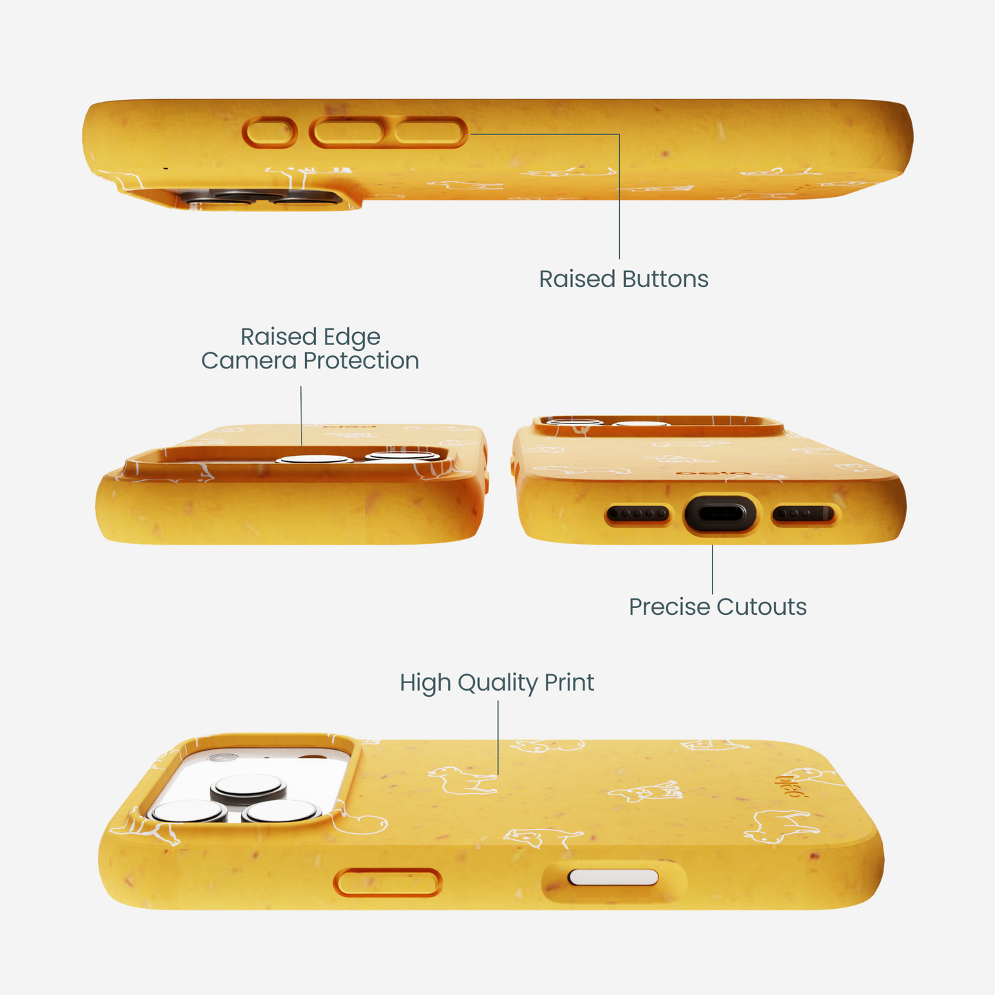 Honey Easy Breezy Frenchie iPhone 17 Pro Case