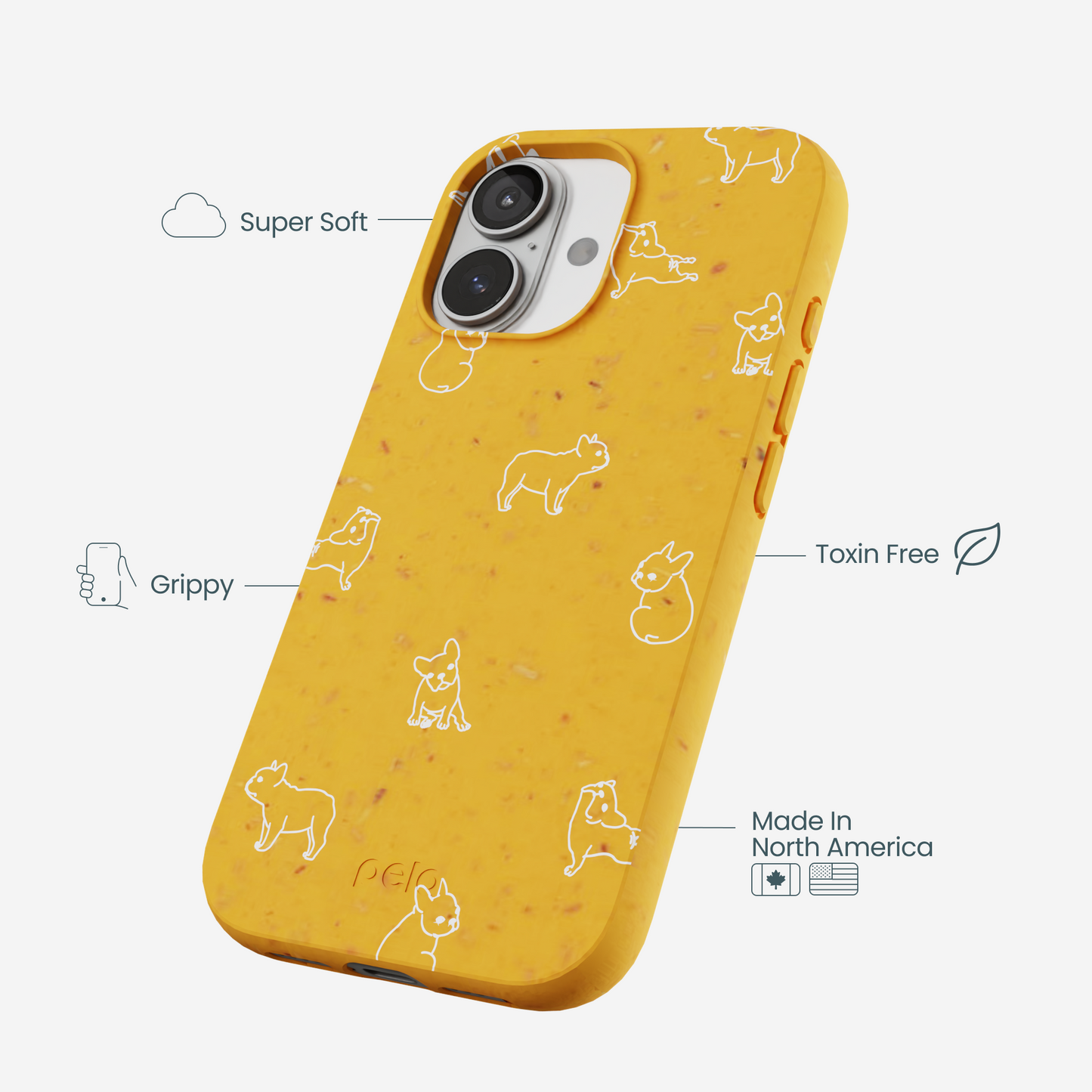Honey Easy Breezy Frenchie iPhone 17 Case