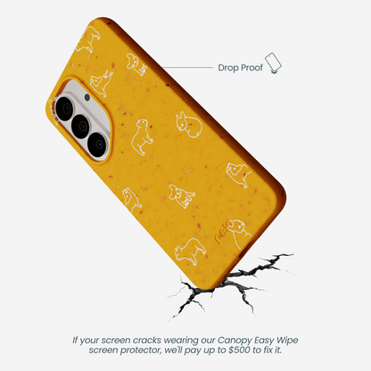 Honey Easy Breezy Frenchie Samsung Galaxy S26 Case
