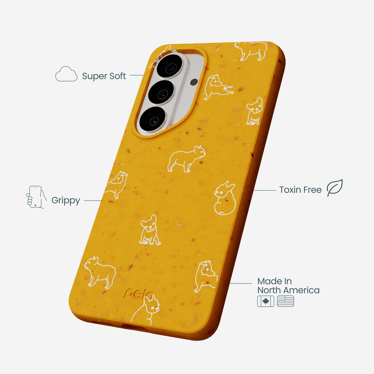 Honey Easy Breezy Frenchie Samsung Galaxy S26 Case