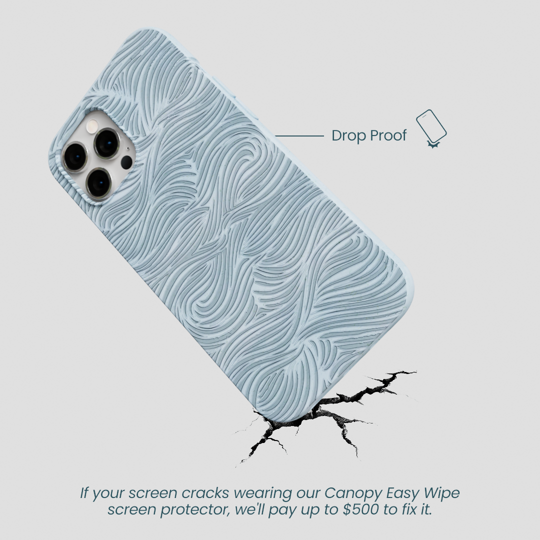 Powder Blue Ebb and Flow iPhone 12 Pro Max Case
