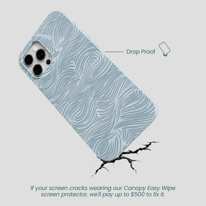 Powder Blue Ebb and Flow iPhone 12 Pro Max Case