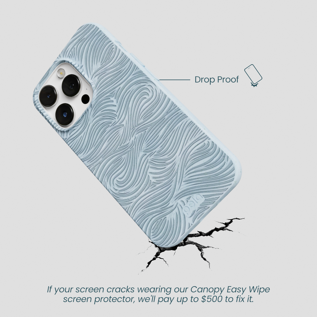 Powder Blue Ebb and Flow iPhone 13 Pro Max Case