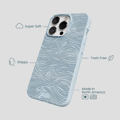 Powder Blue Ebb and Flow iPhone 13 Pro Max Case
