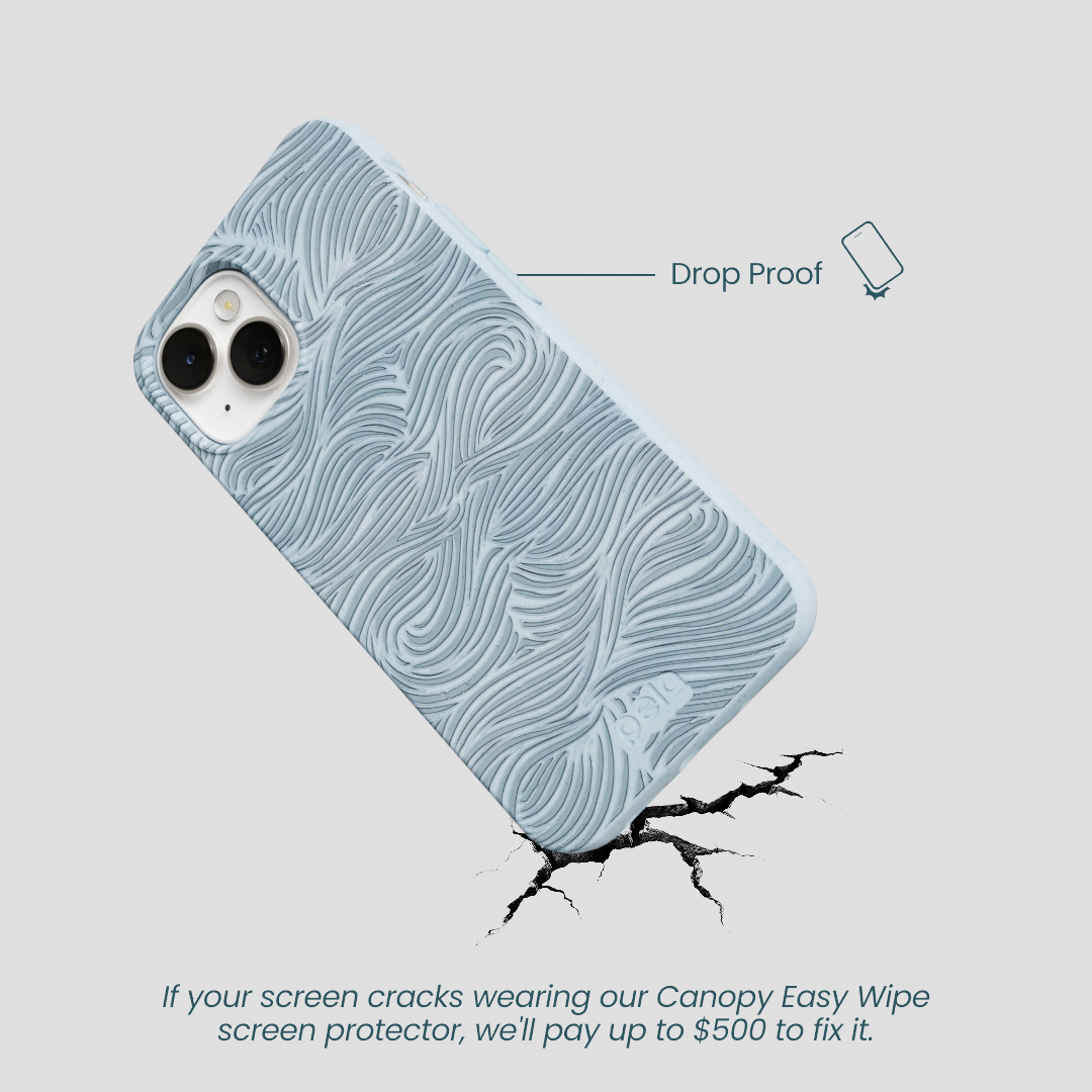 Powder Blue Ebb and Flow iPhone 13 Case