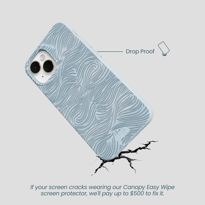 Powder Blue Ebb and Flow iPhone 13 Case