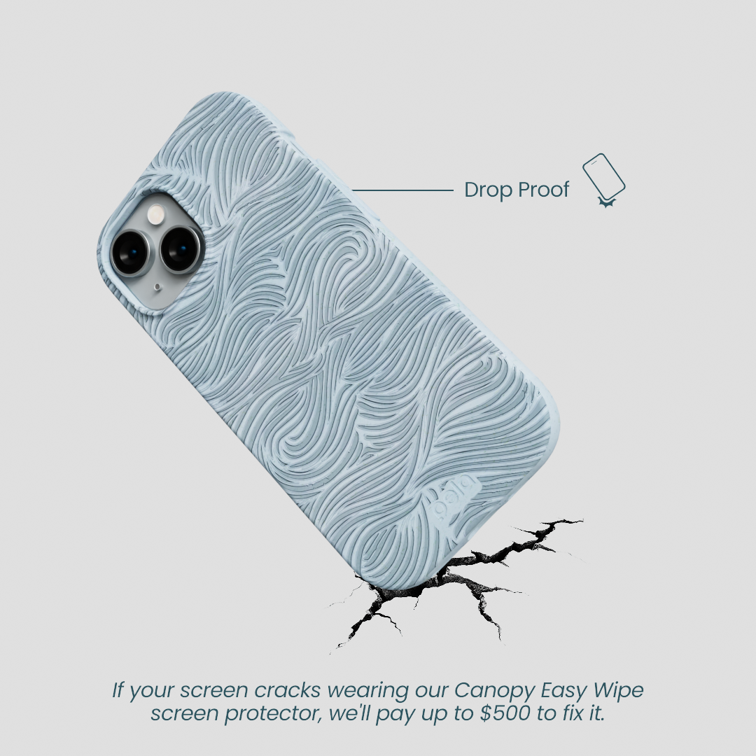 Powder Blue Ebb and Flow iPhone 14 Case