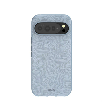 Powder Blue Ebb and Flow Google Pixel 10 Pro XL Case