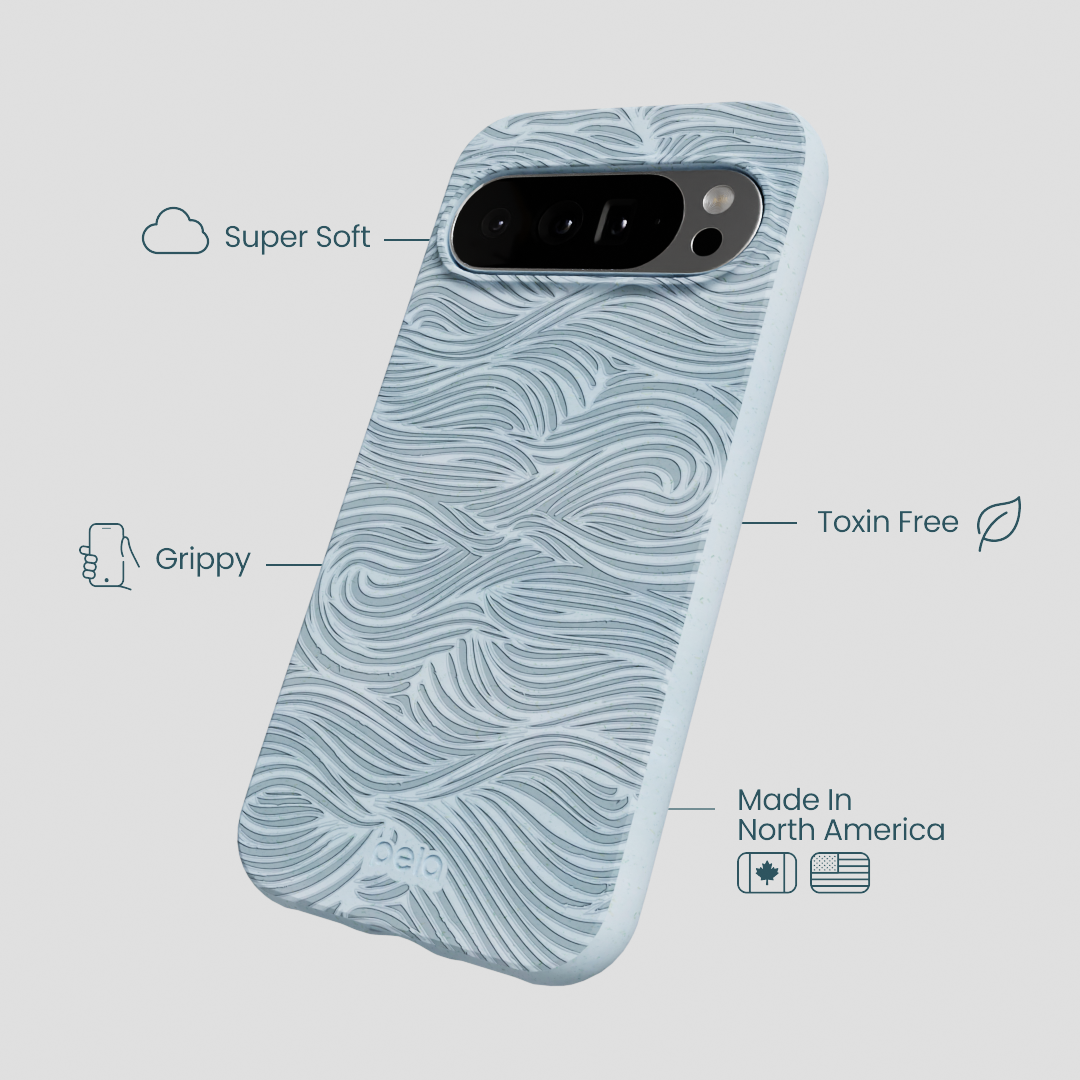 Powder Blue Ebb and Flow Google Pixel 10 Pro XL Case