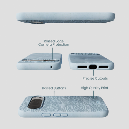 Powder Blue Ebb and Flow Google Pixel 10/10 Pro Case