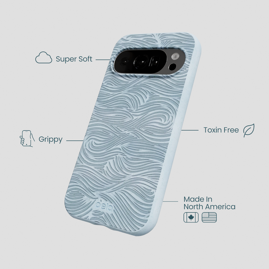 Powder Blue Ebb and Flow Google Pixel 10/10 Pro Case